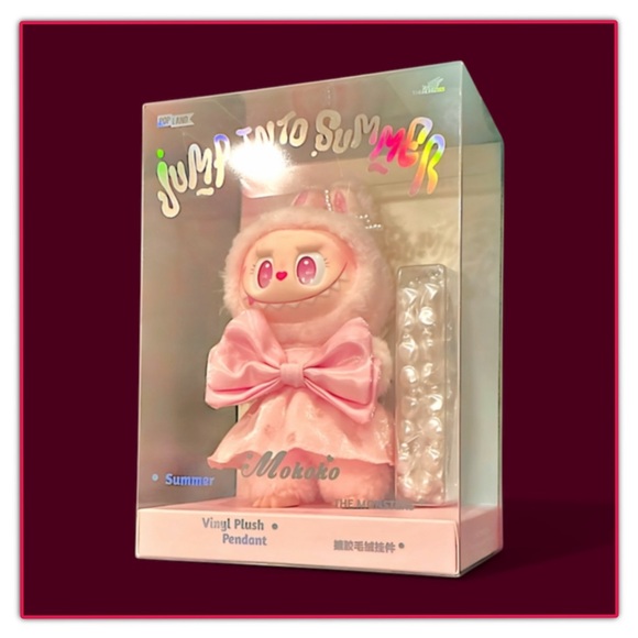 POP MART The Monsters Mokoko Jump Into Summer Vinyl Plush Pendant - Picture 11 of 16